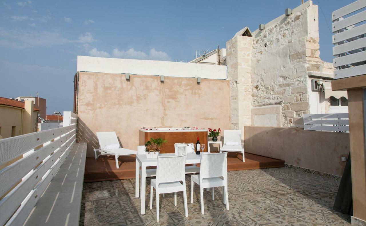 Jacuzzi Suite In The Heart Of Oldtown Rethymno  Luaran gambar